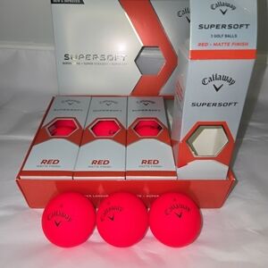 Callaway Supersoft Red Matte Golf Balls